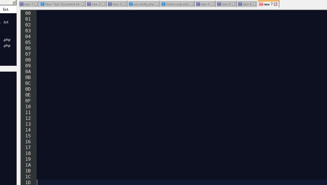 notepad++ have weird number line? Super User Forumming