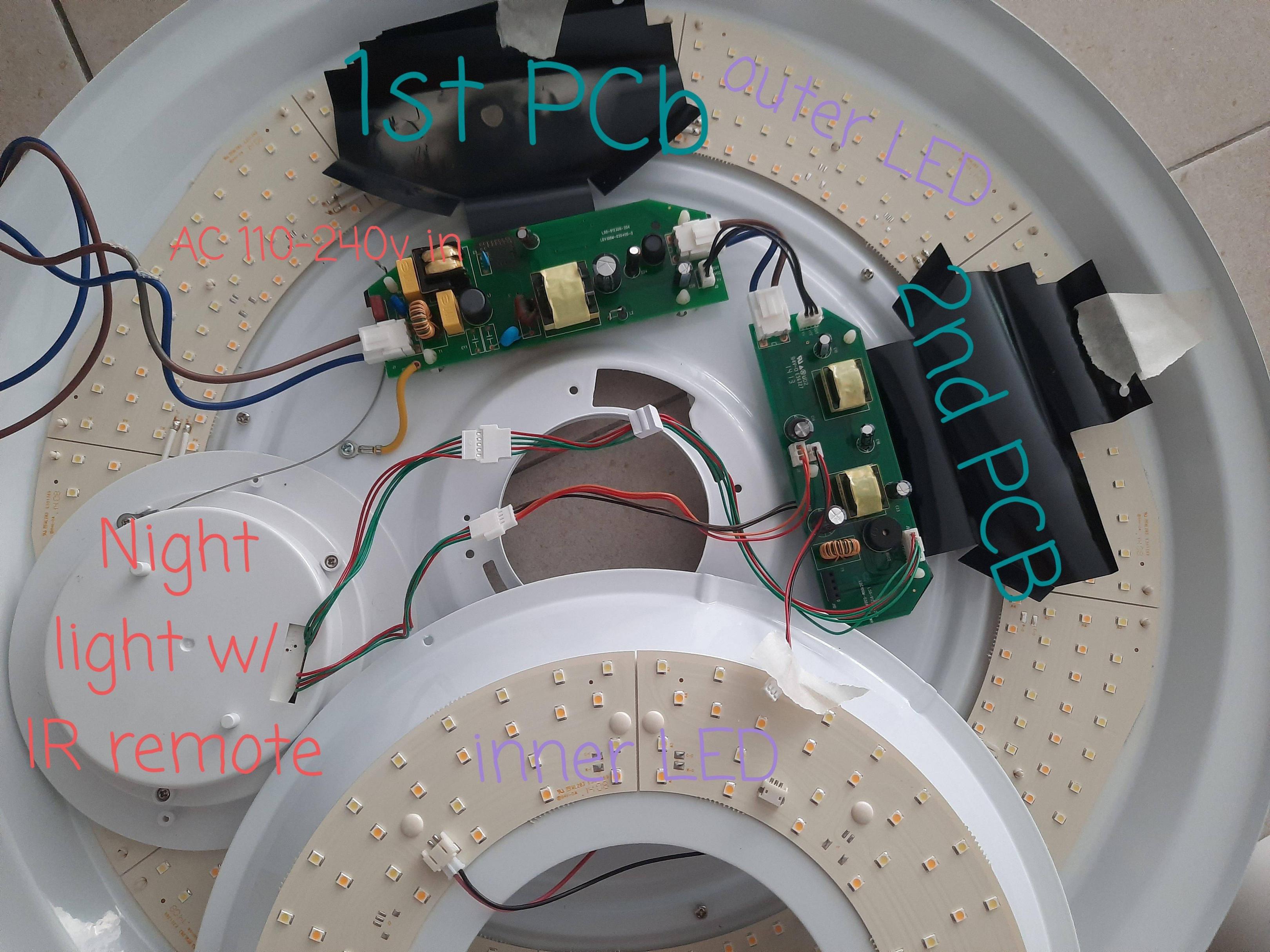 Help to understand the circuit function for me to repair 30W LED