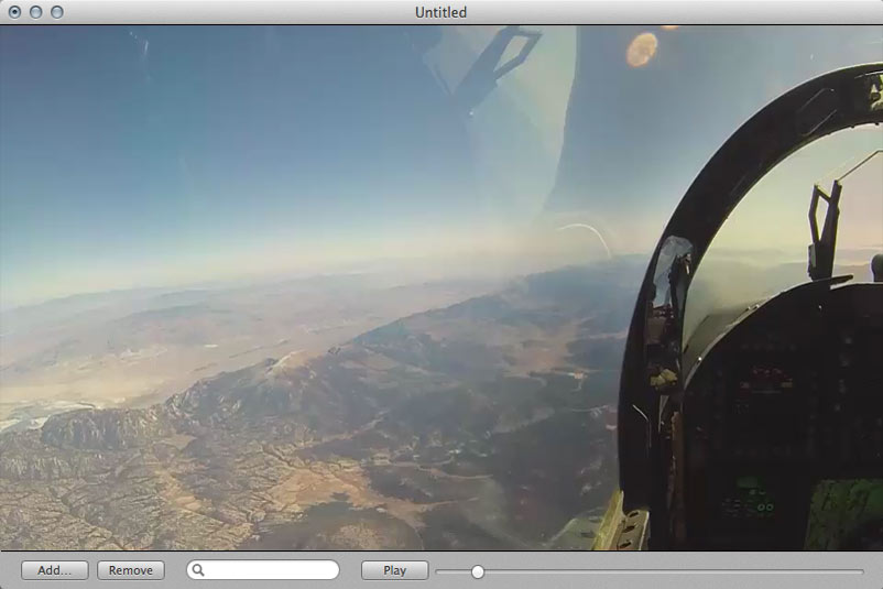 How to create a playlist in Quicktime Player for many files in separate
