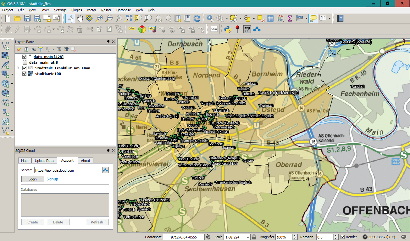 qgis Read label data in HTML frame Geographic Information Systems