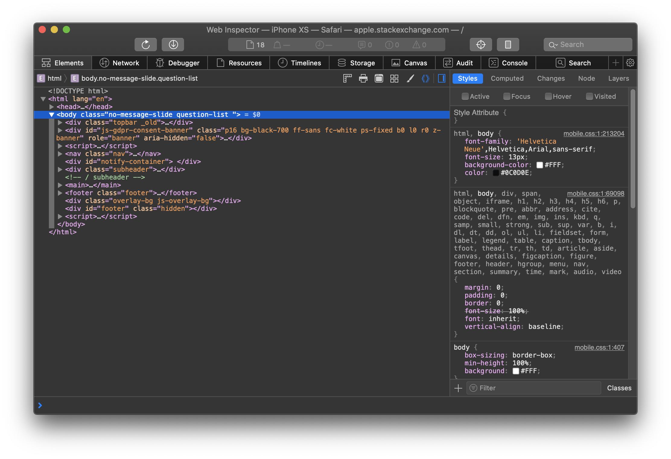 How to view iPhone Safari developer tools on Mac over WiFi? Ask Different