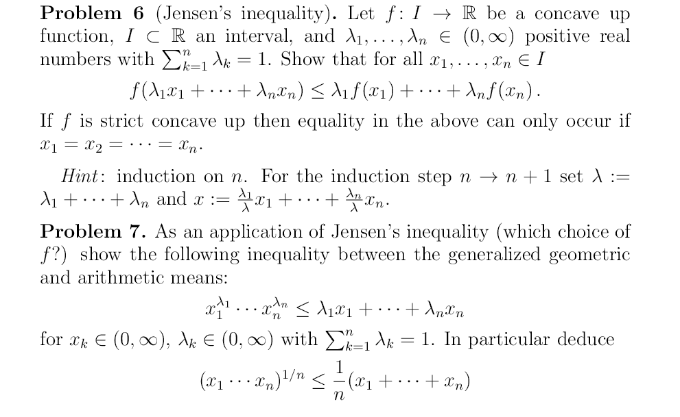 real analysis Application of Jensen's inequality in a proof