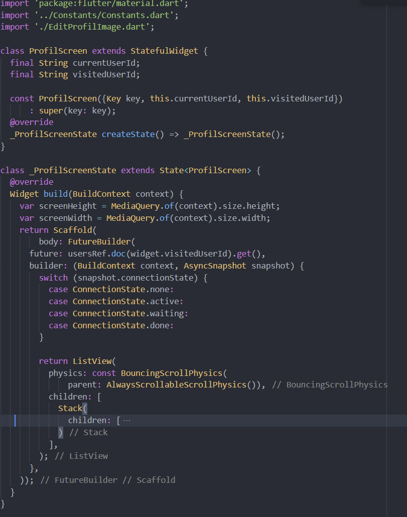 firebase FutureBuilder The method '[]' was called on null. Receiver