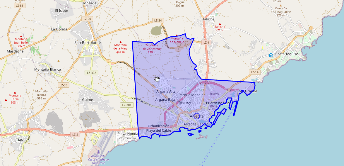 python How to get Polygon coordinates from a python city? Answall