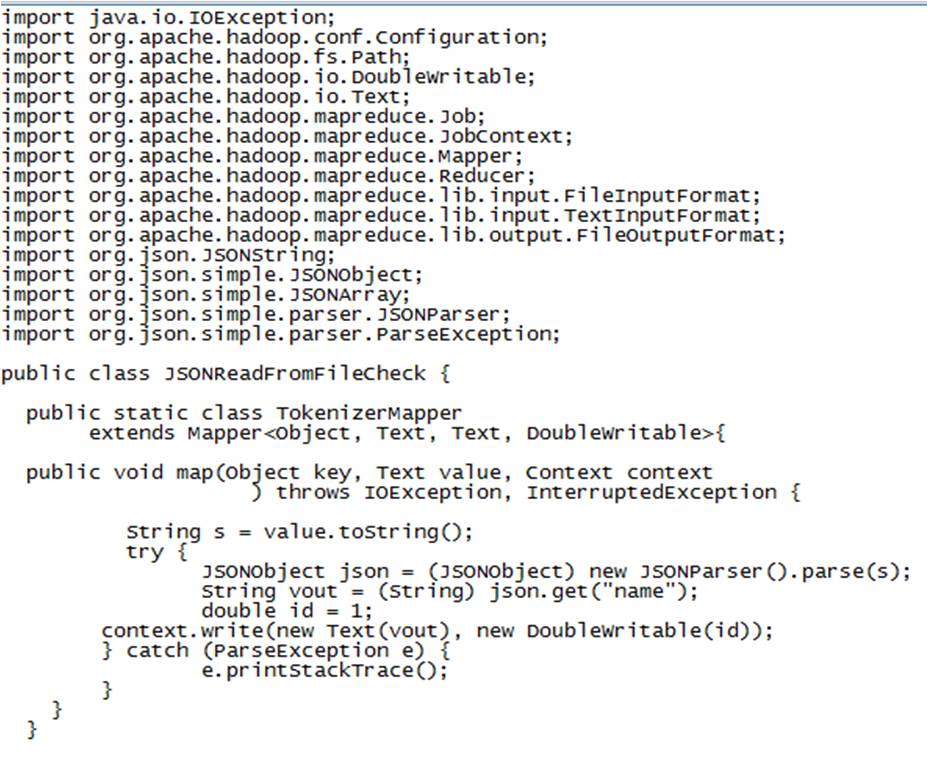 Hadoop java.lang.ClassNotFoundException org.json.simple.parser.ParseException Stack Overflow