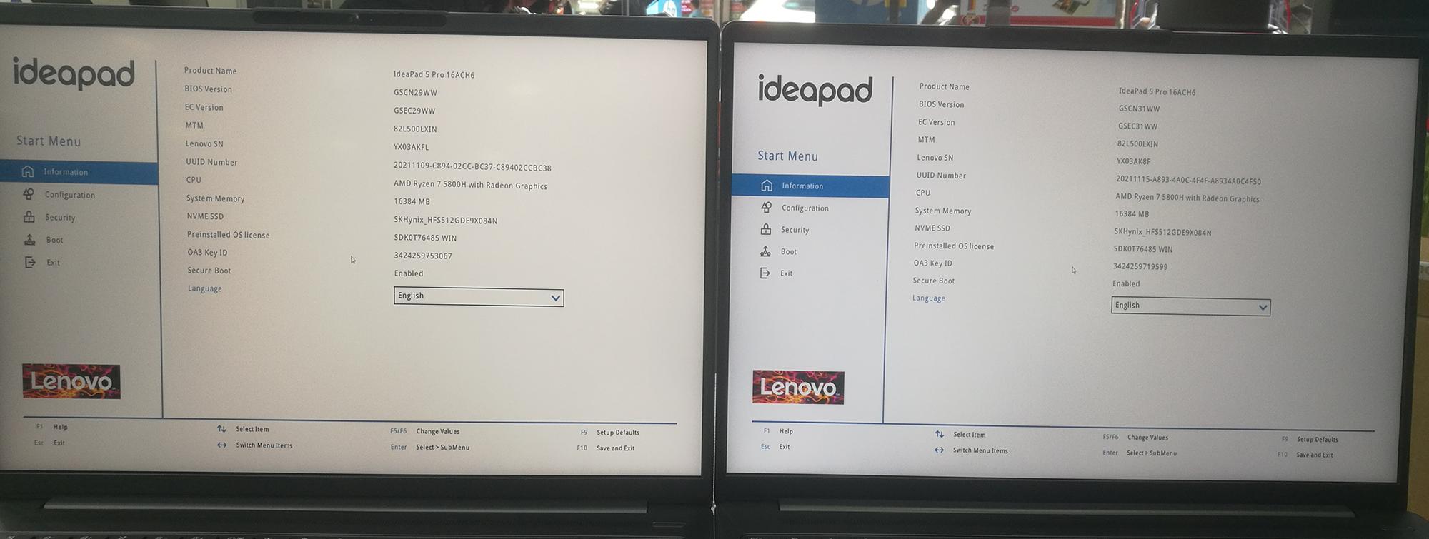 laptop Yellowness and Dim display on the Same Model Number of Lenovo