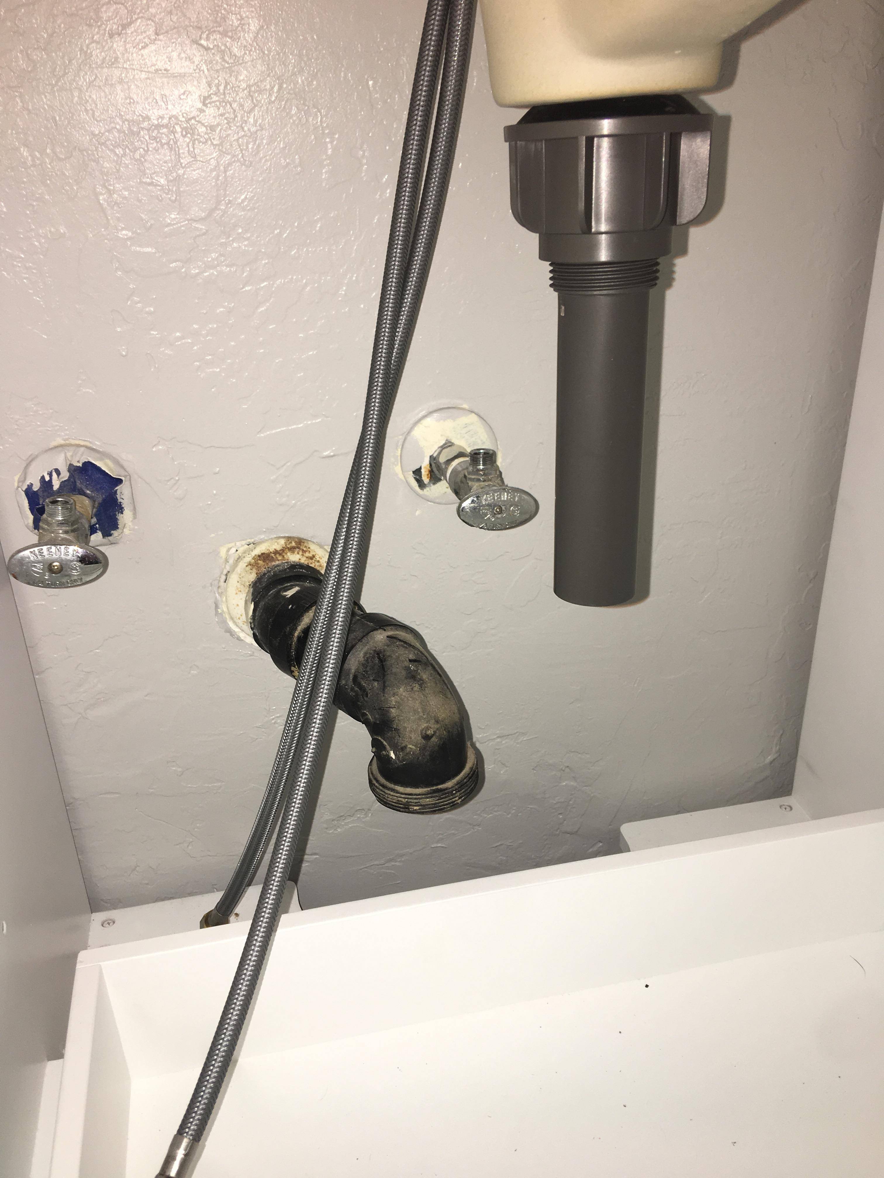 plumbing How should I connect to an existing threaded ABS sink trap