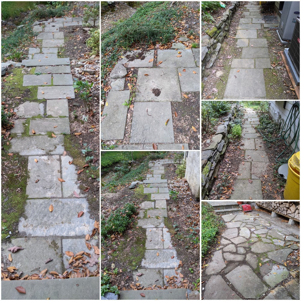 Concrete Proper base for stone walkways Love & Improve Life