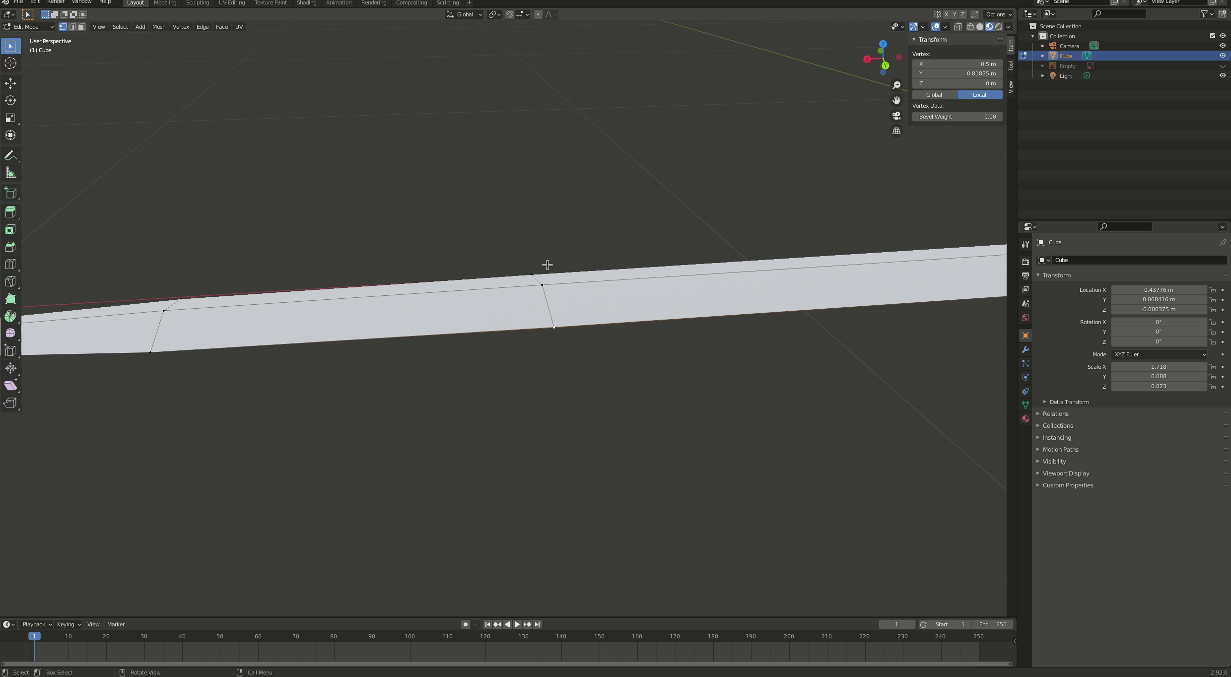 modeling Why does "merge by distance" not work here? Blender Stack