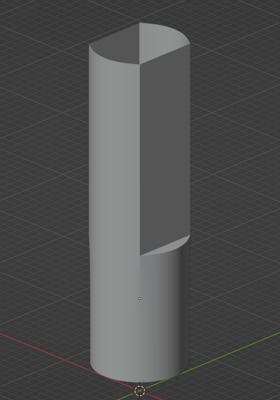 modeling How to handle cylinder with flat side? Blender Stack Exchange