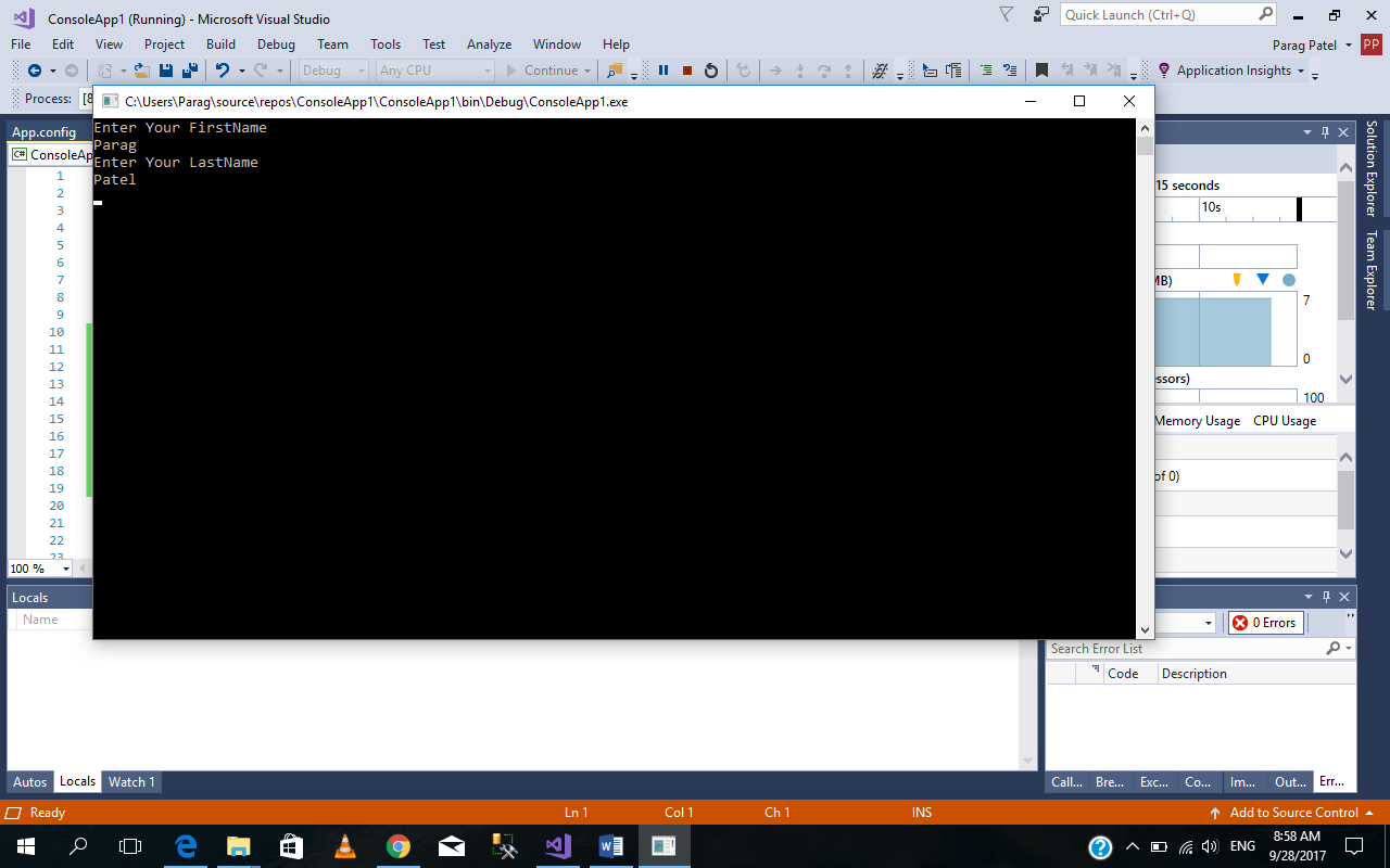 c Index (zero based) must be greater than or equal to zero Stack