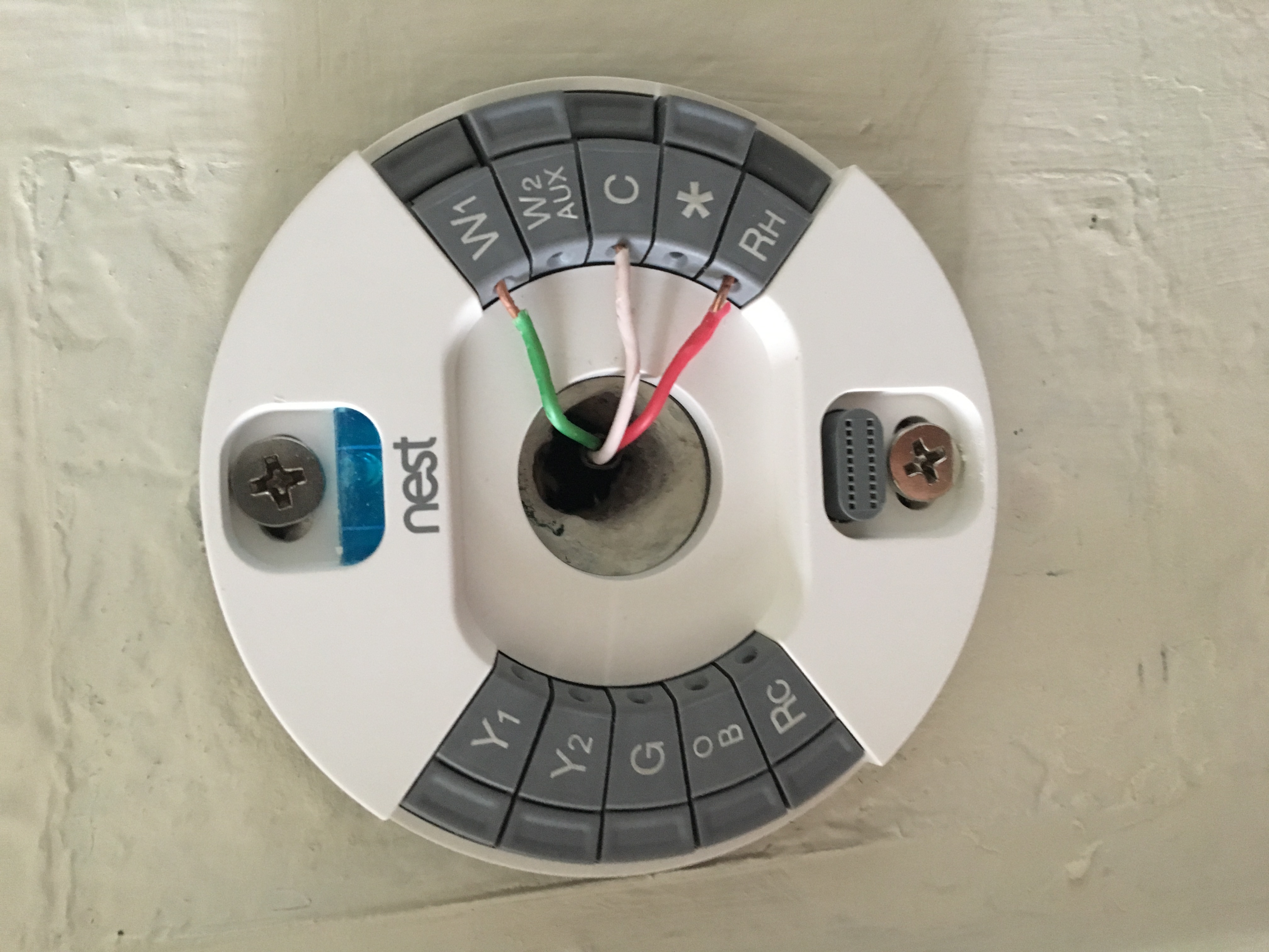 wiring Upgrading from a two wire analog tstat to a Nest