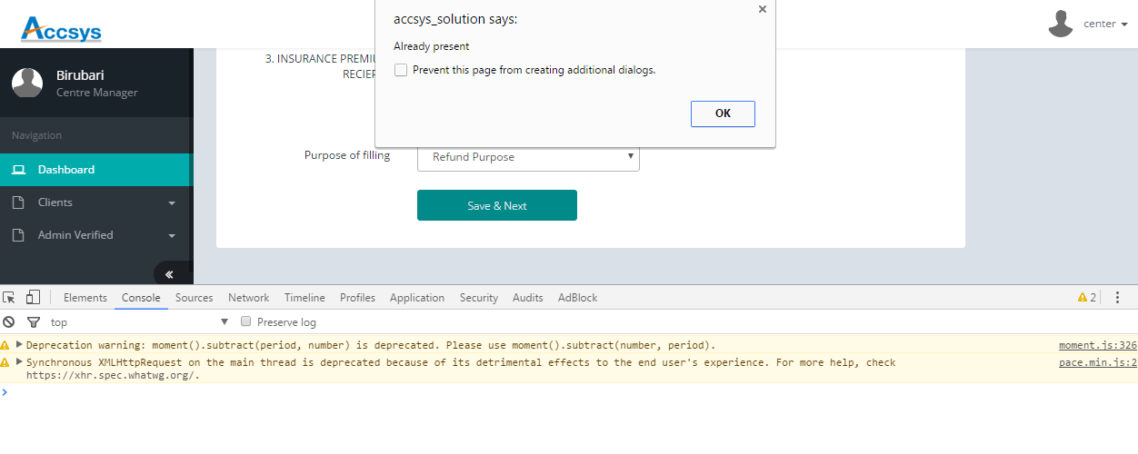 php if else statement inside AJAX success not working normally