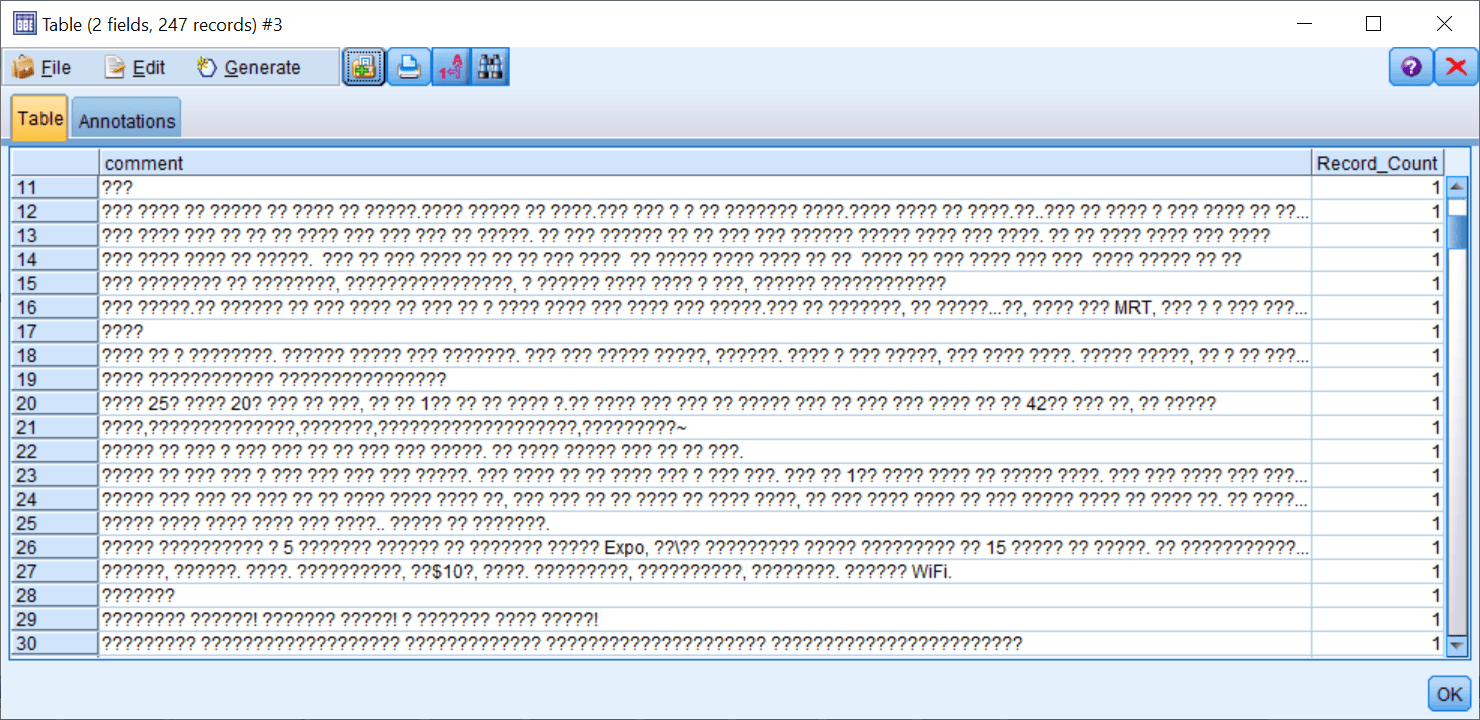 How to discard records in SPSS Modeler by row/field numbers? Stack