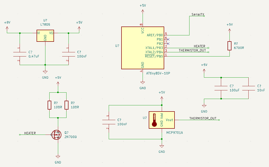 power Active thermistor giving skewed readings immediately when