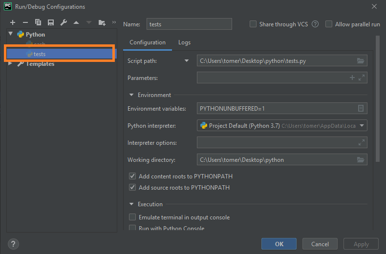 shell script which opens python with arguments to python script Stack