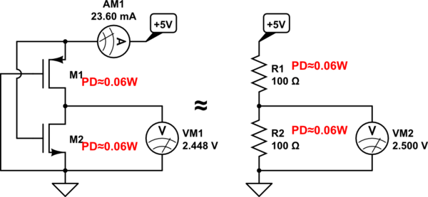mosfet - Exercise asking what a transistor circuit does - Electrical