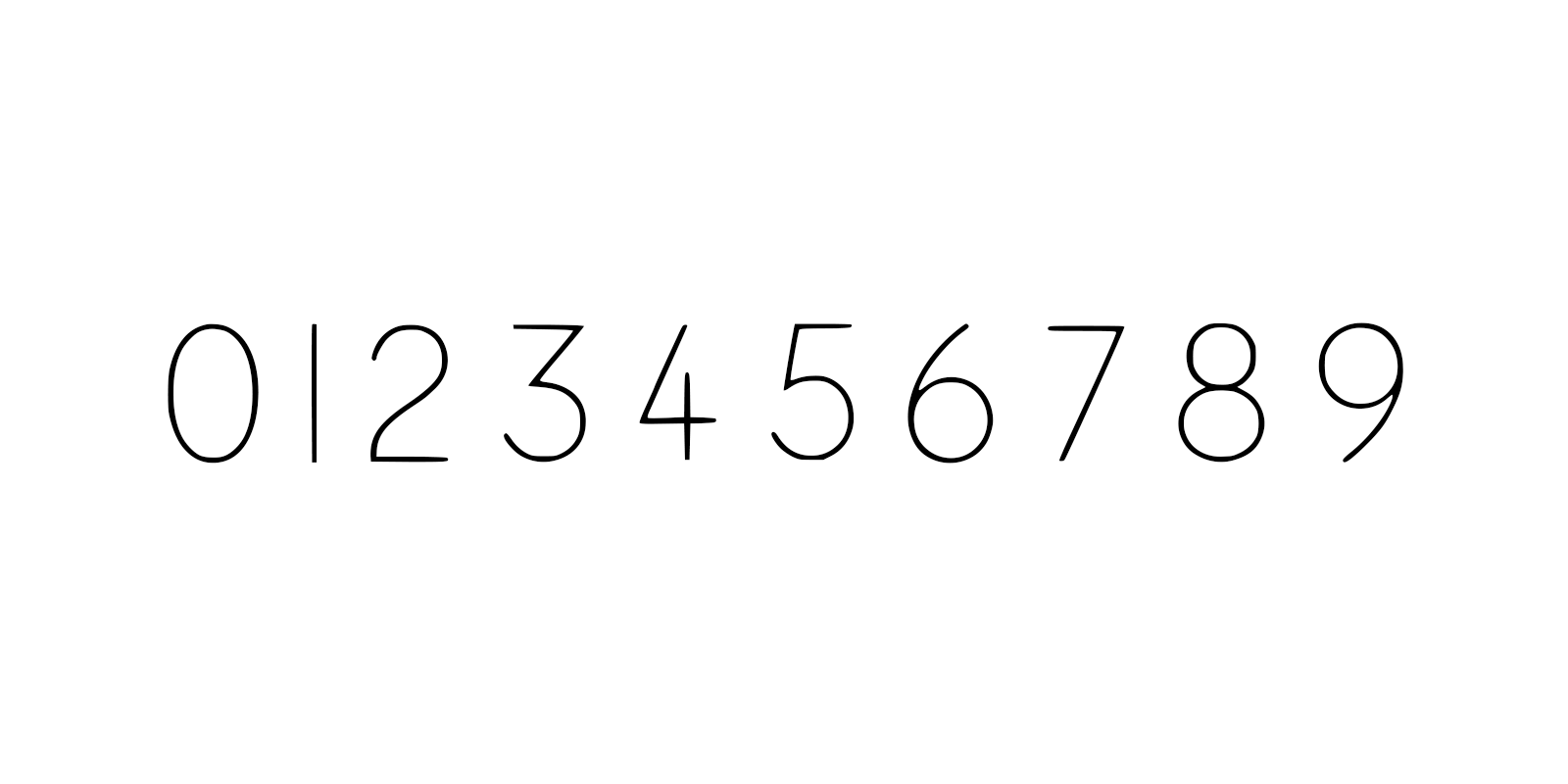 Which font's digits resemble Nixie tube digits? Graphic Design Stack