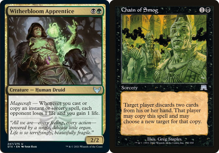magic the gathering How can we interrupt the Witherbloom Apprentice