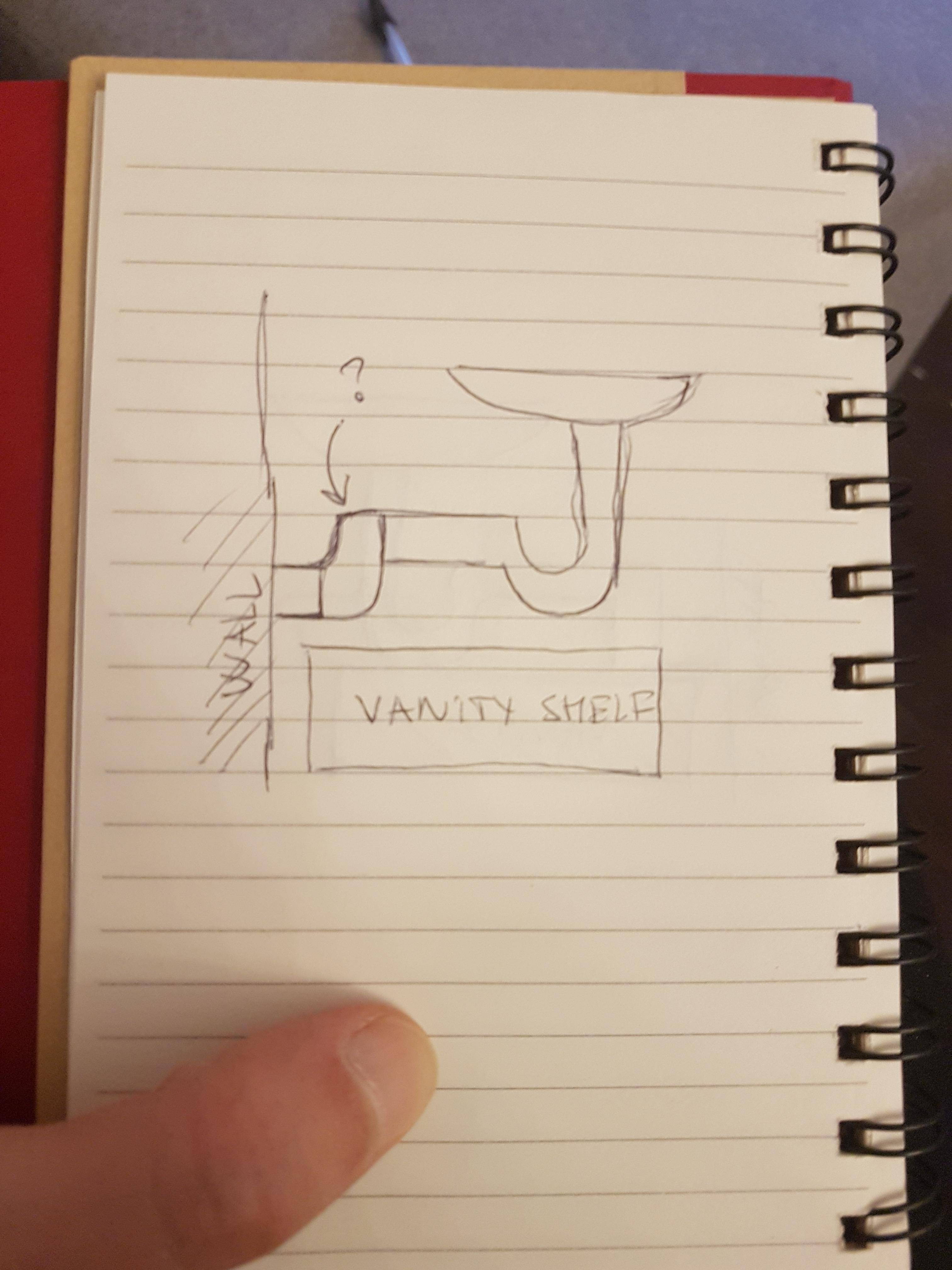 plumbing Drain trap is too low for new vanity Home Improvement