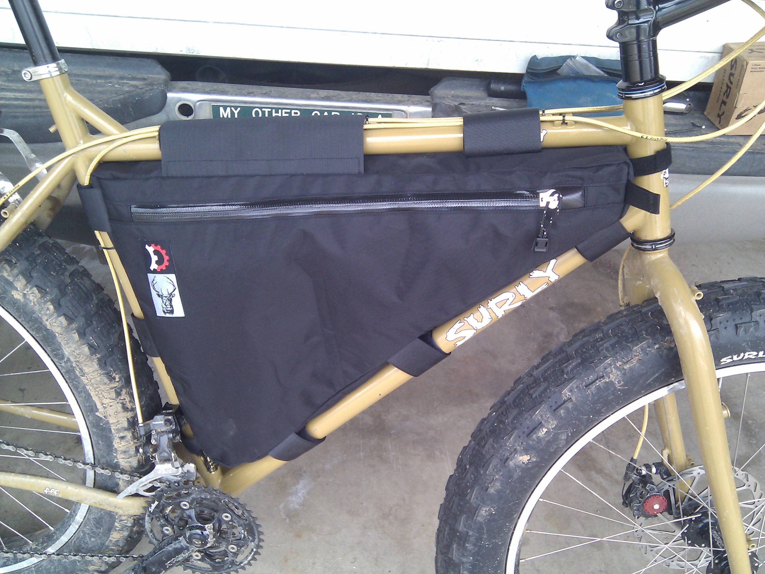 rack Safest way to carry luggage on my carbon frame? Bicycles Stack Exchange