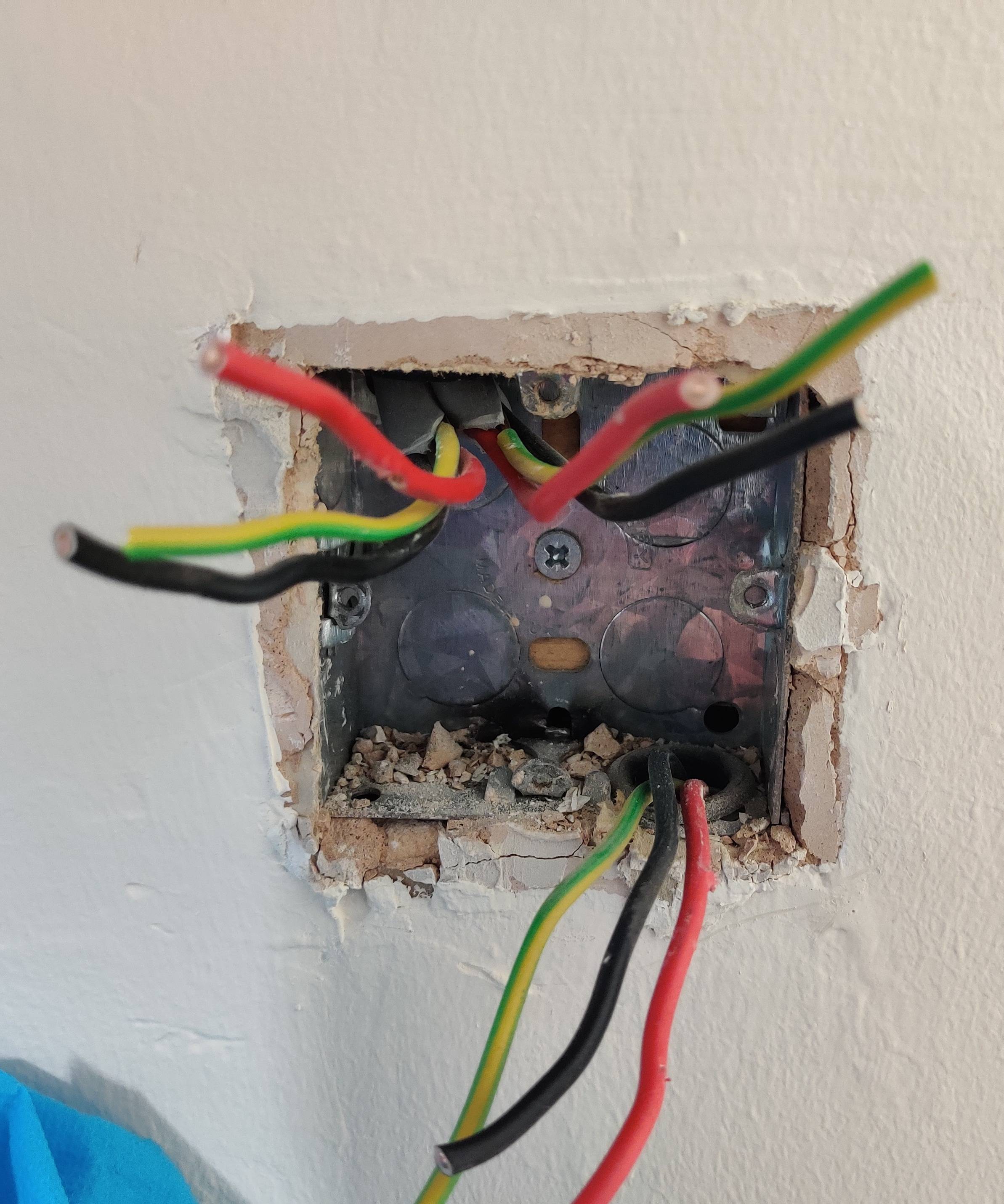 [SOLVED] How to connect switch to electric box containing 3 grey (twin and earth) cables? Home