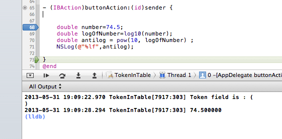 iphone How to find out antilog Stack Overflow