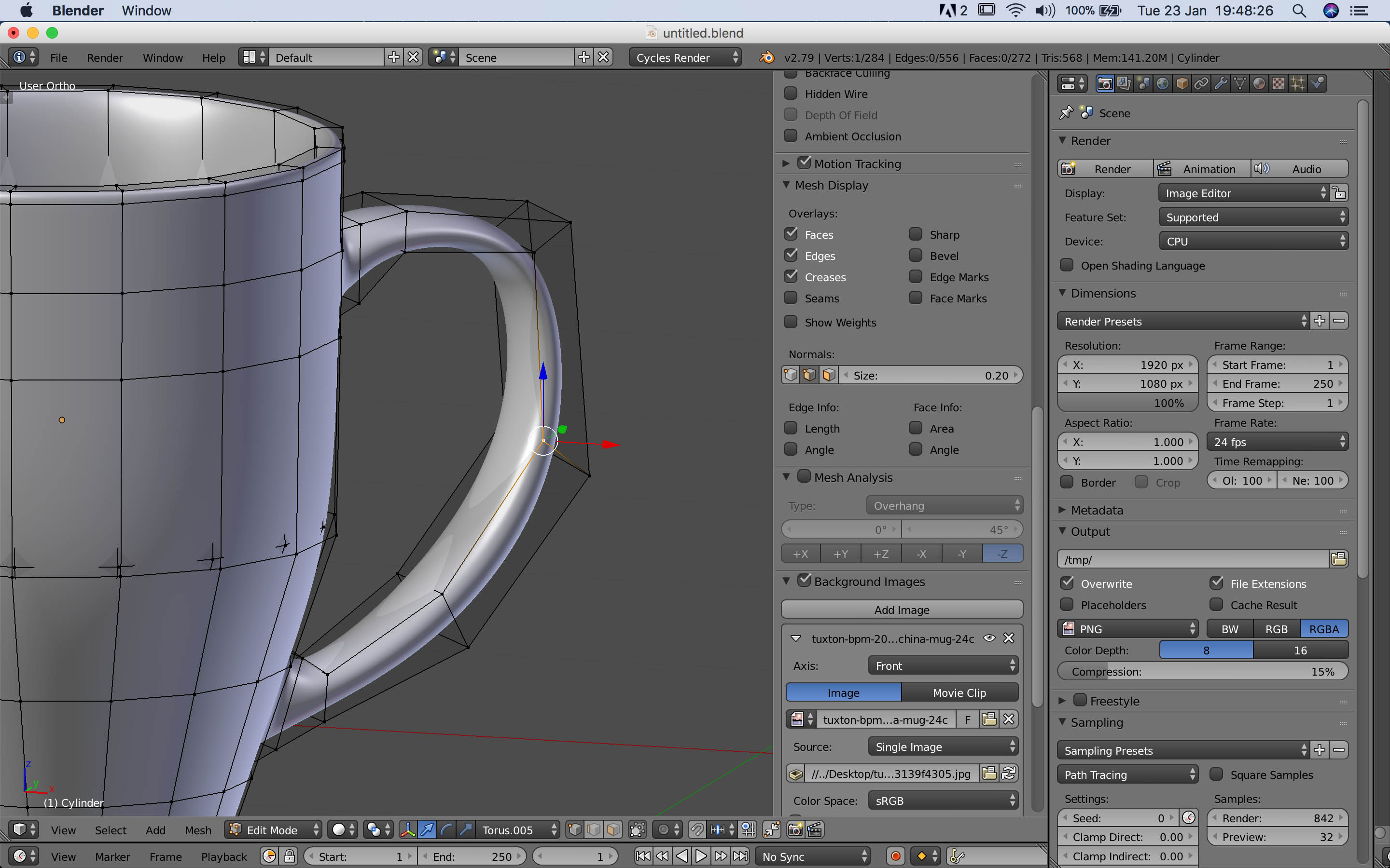 rendering Rendered image is not as smooth as in 3d preview Blender