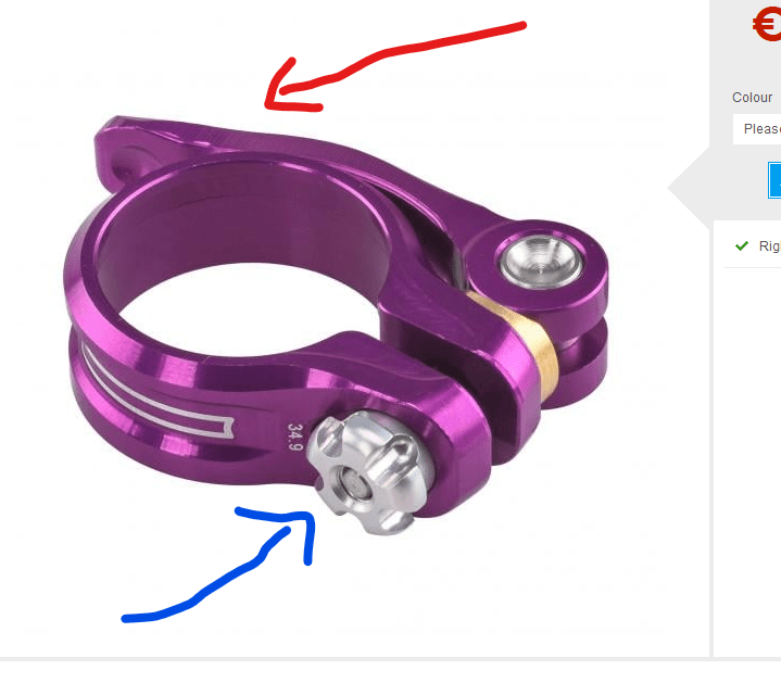 [SOLVED] How do you tighten a Hope seat post quick release? Bicycles