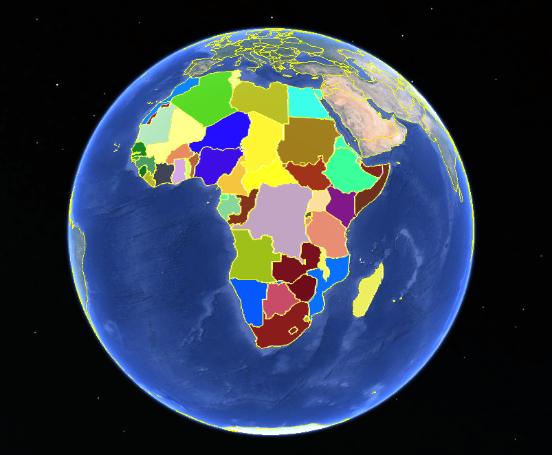 Africa Map Gis Shapefile How to Export a Shapefile as KML Using R Geographic Information