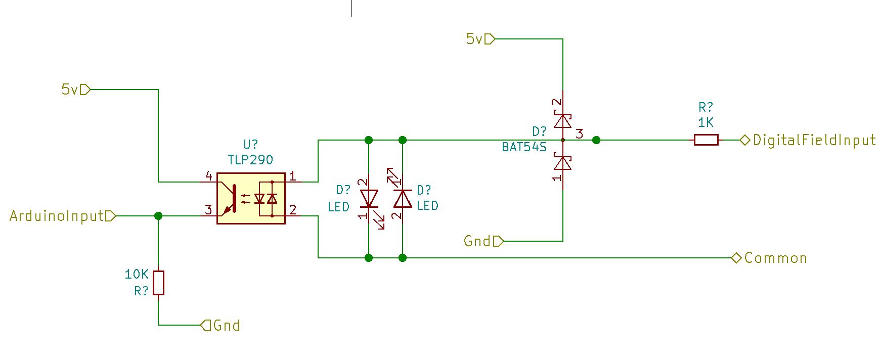 opto isolator Wide Range Input (Sinking/Sourcing) to Arduino