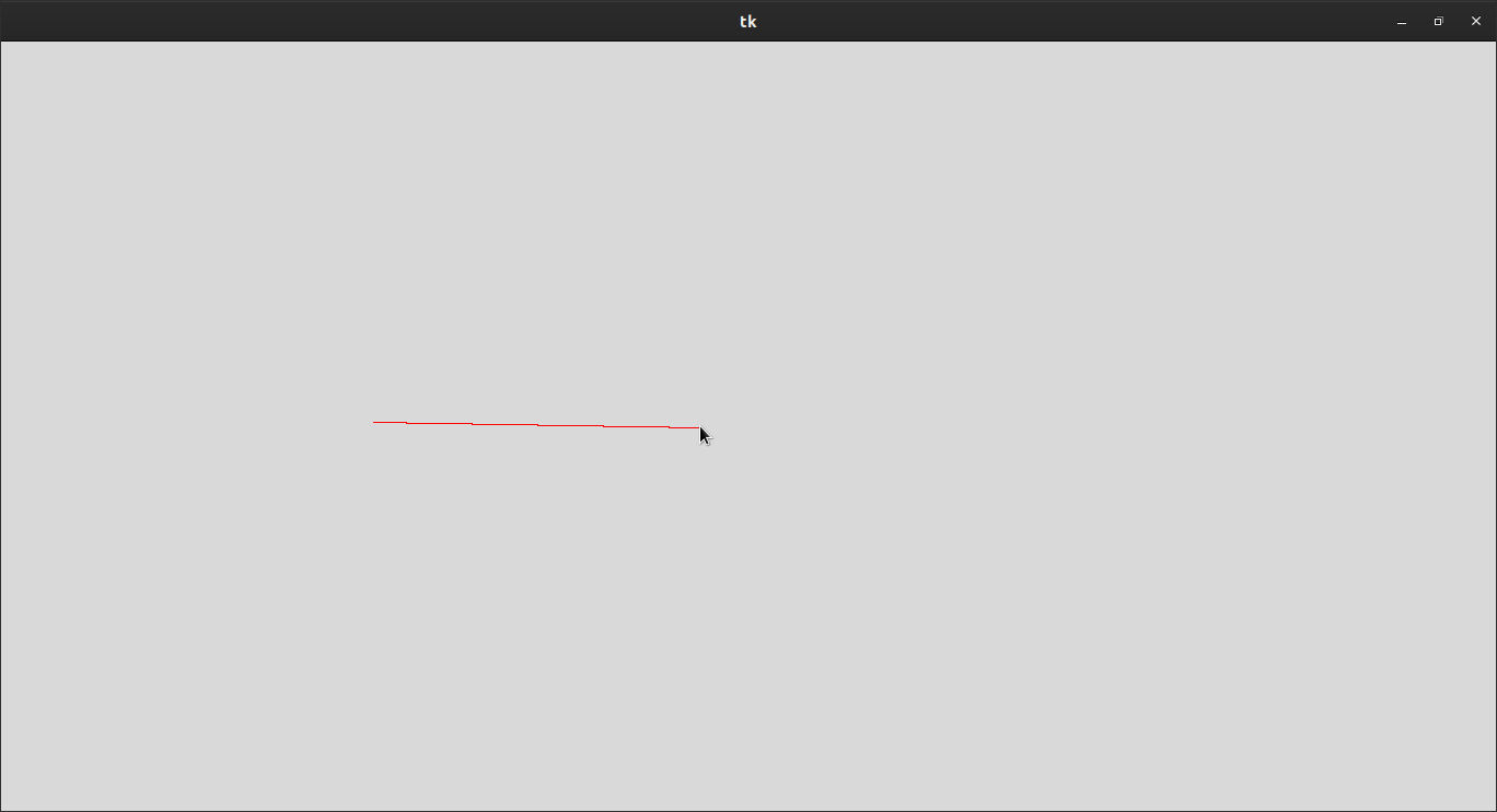 python How to make lines around the origin(will be cursor) in tkinter Stack Overflow