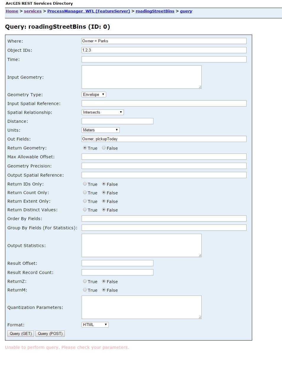 how to query ArcGIS online rest service Stack Overflow