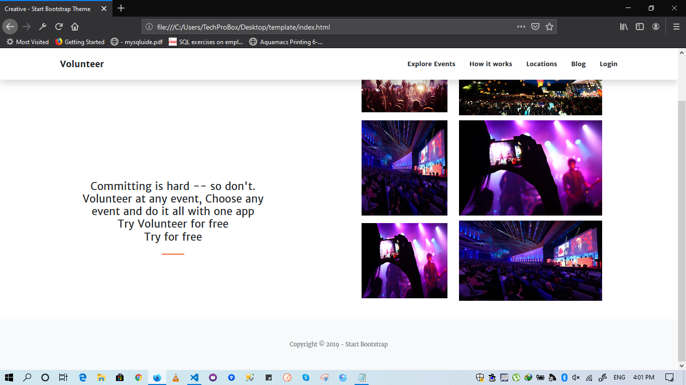 html navbar shows up only after scrolling Stack Overflow