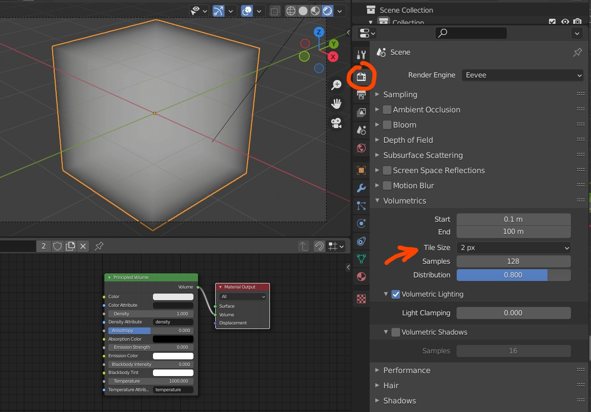 volumetrics Why my volume nodes not working in blender? Blender