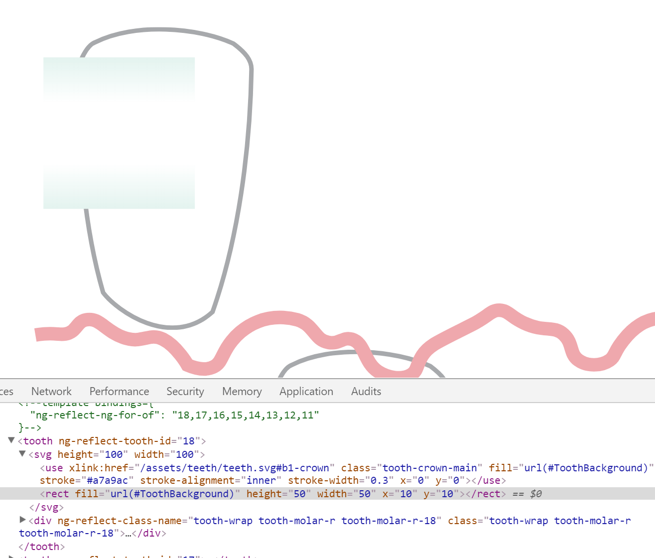 html SVG with xlink.href not working with the fill url() attribute in