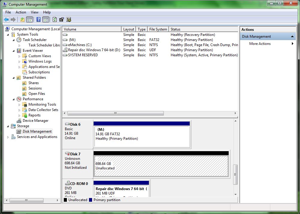 windows 7 How does one recover from an internal Hard Drive I/O error? Super User
