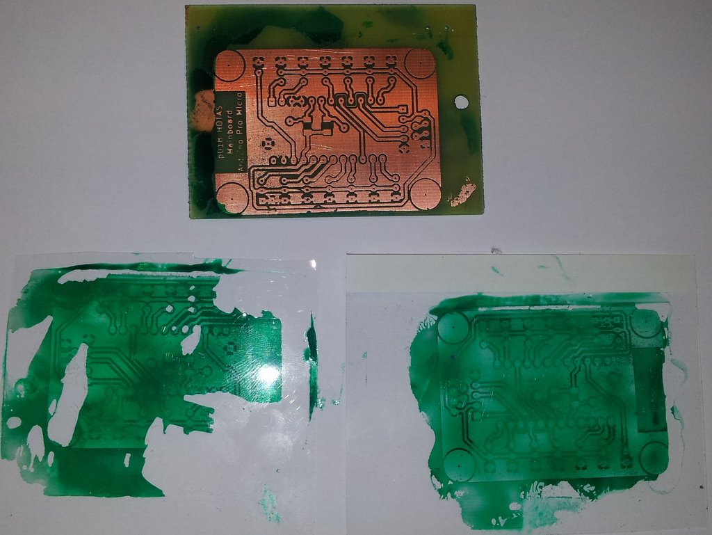 Electronic UV solder mask sticking to cover instead of PCB Valuable