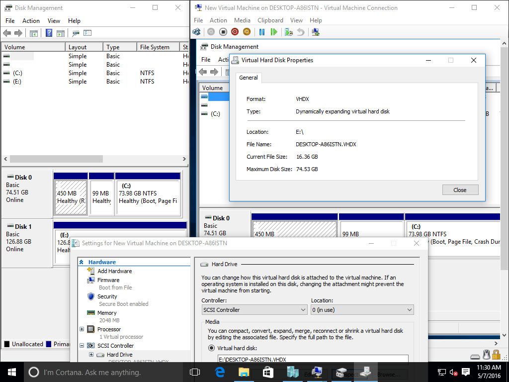 vhd El VHD generado por DiskToVhd no puede arrancar