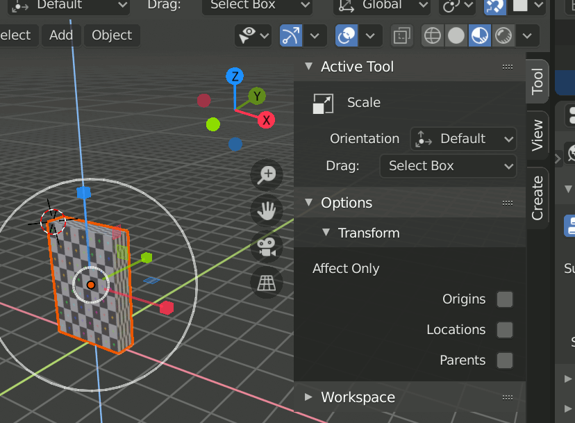mesh Scale settings not appearing in N Sidebar in Blender for Linux