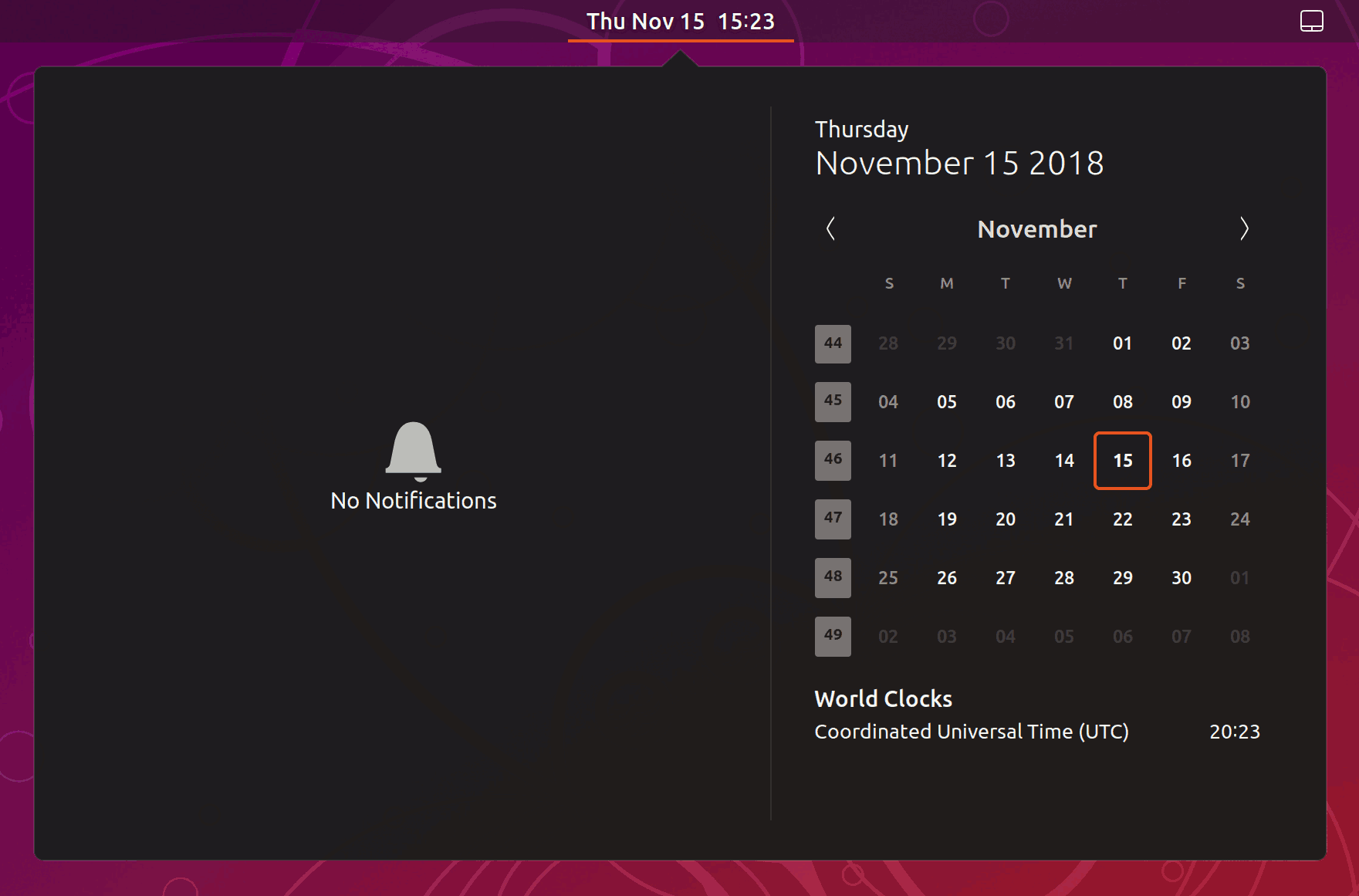 ubuntu application to show calendar with week numbers Ask Ubuntu