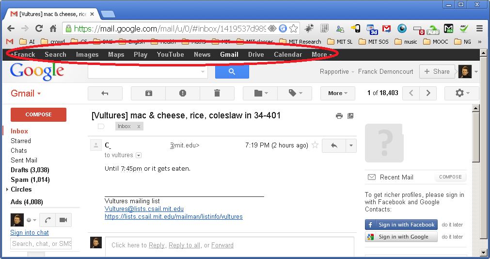 I want to get back my old gmail account Google