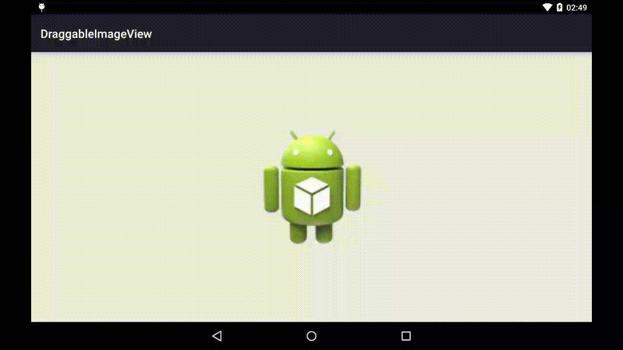 Android slide to answer like ImageView animation Stack