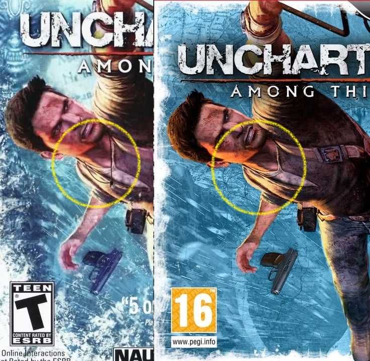 How does Nate still have his 'Sic Parvis Magna' ring in Uncharted 3