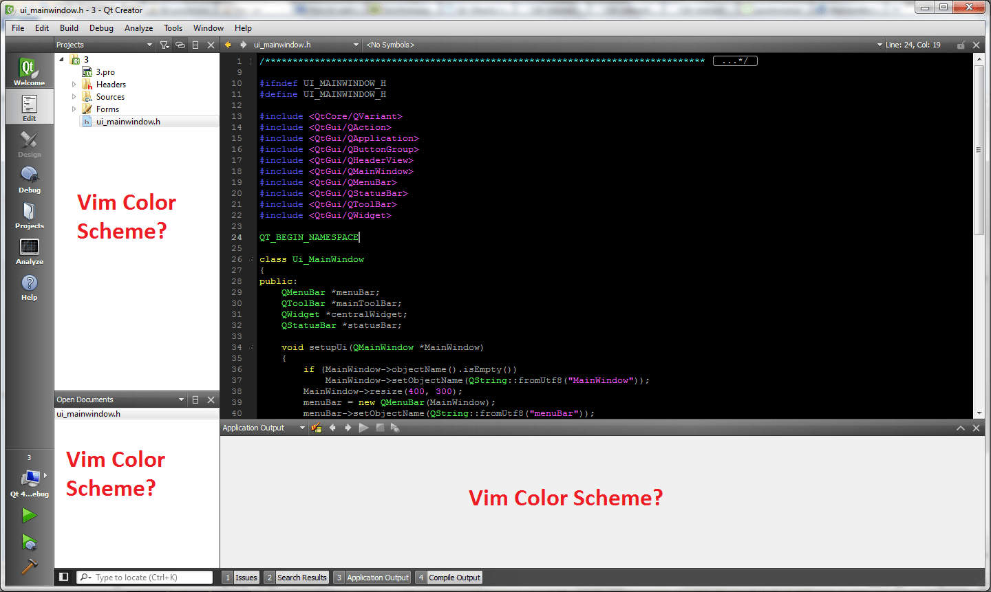 Qt Creator color scheme Stack Overflow