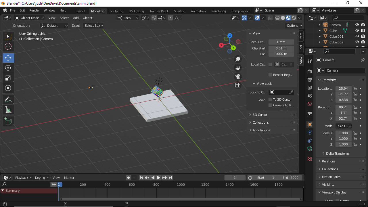 Camera FOV is messed up Blender Stack Exchange
