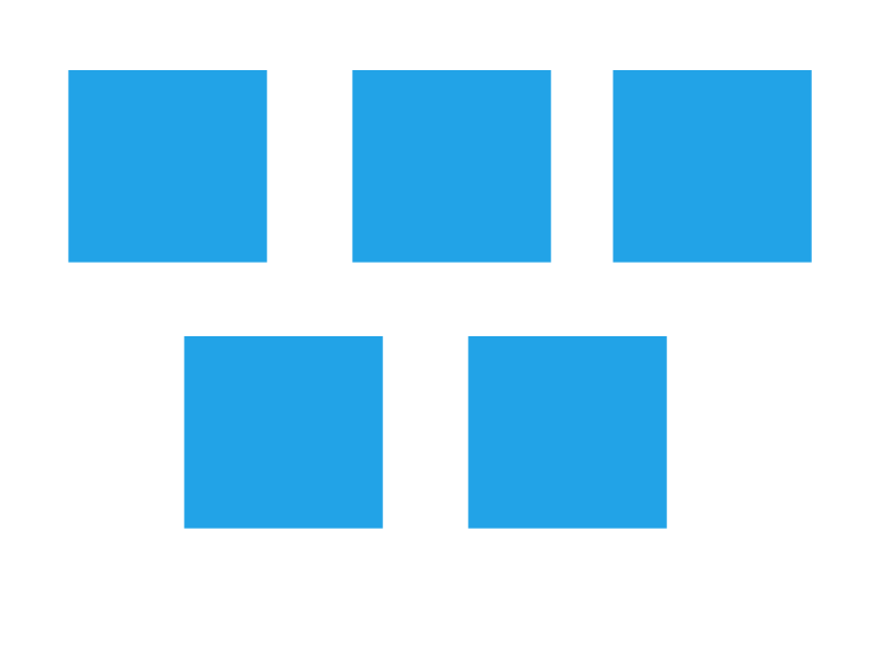 jquery how to align 5 div side by side in center using css? Stack