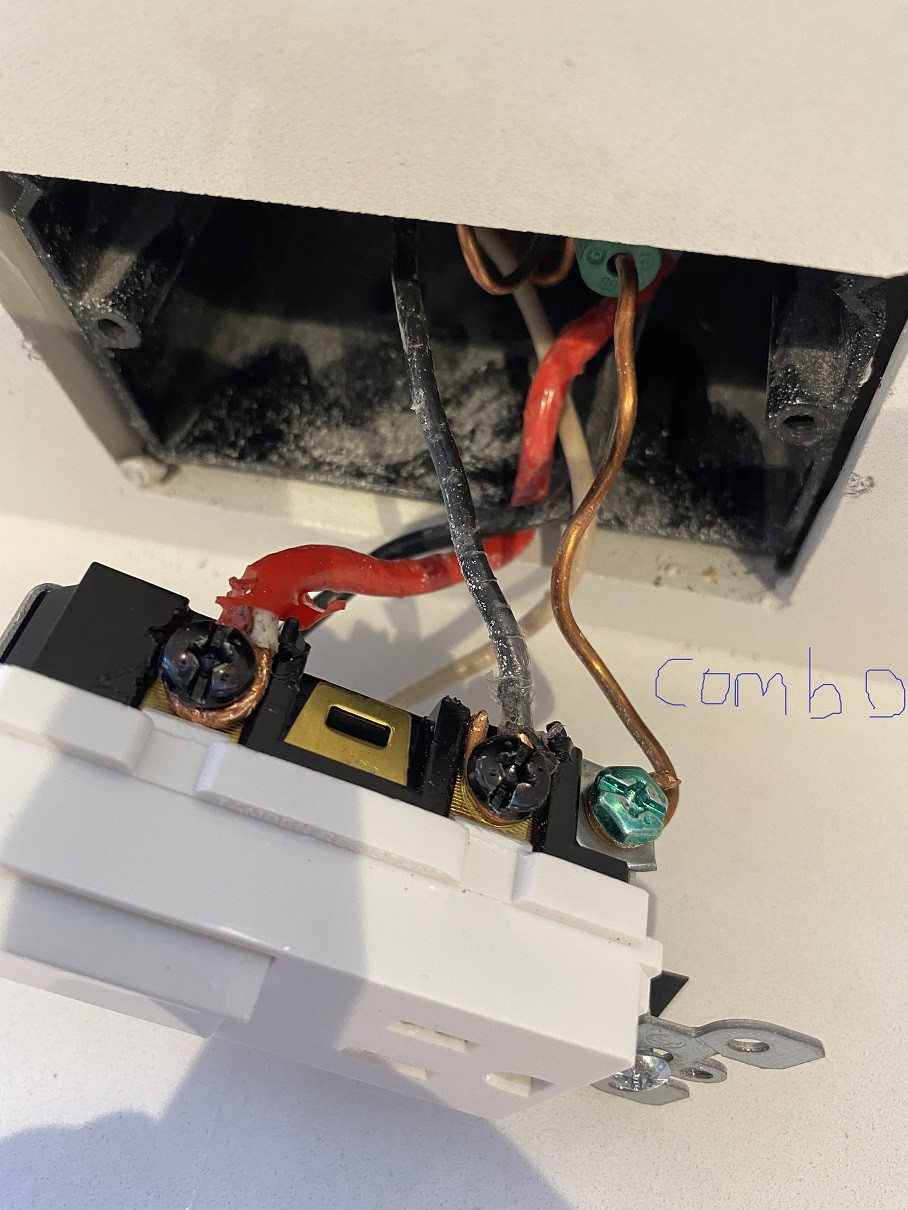 receptacle All 4 outlets on the same circuit shows Open Neutral