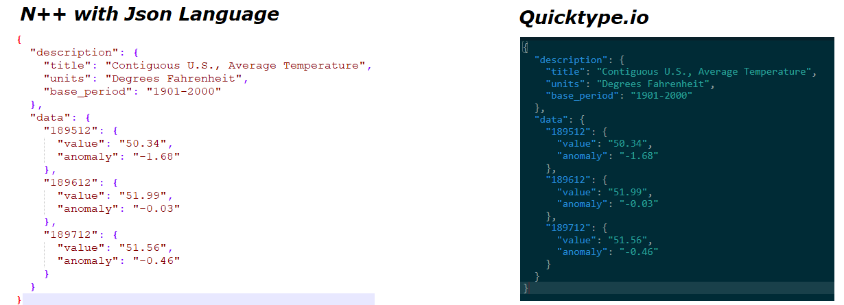 notepad++ Different colorisation for Json properties and values Super User
