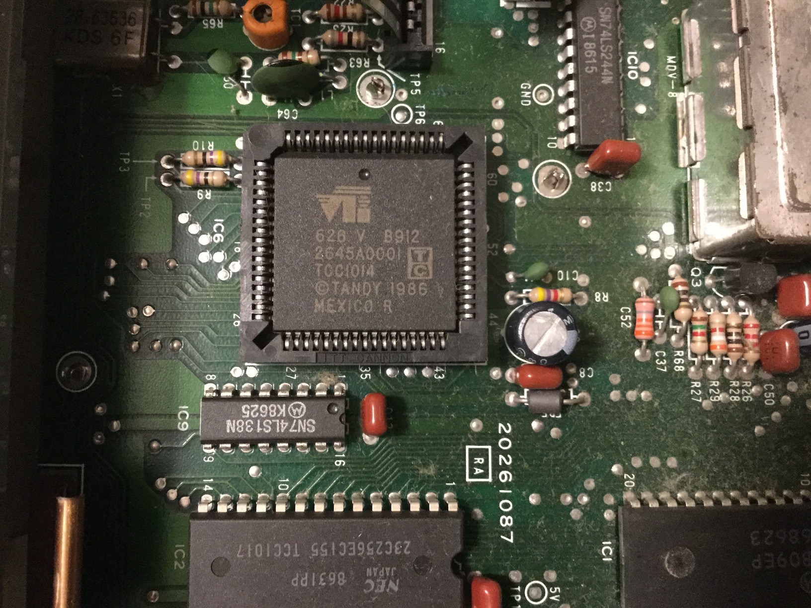 color computer Fate of mystery Motorola RMS graphics chipset (68486 + 68487)